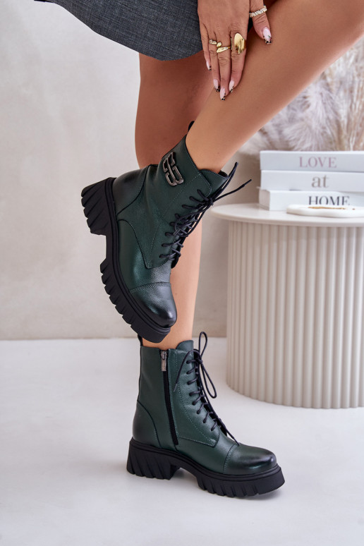 Zazoo 60486   Šilti suvarstomi aulinukai chaki spalvos