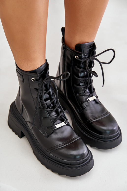 auliniai batai Aulinukai pašiltinti  Goe OO2N4115-W2 Juodos spalvos  auliniai batai Aulinukai pašiltinti  Goe OO2N4115-W2 Juodos spalvos