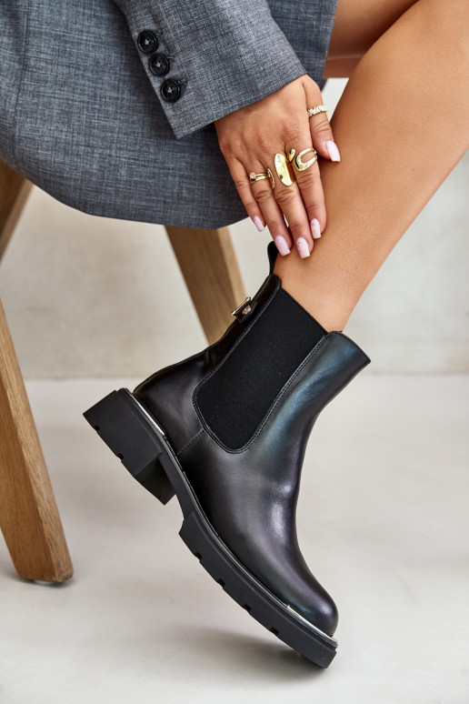 stilingi aulinukai  GOE OO2N4147-E2 Juodos spalvos   stilingi aulinukai  GOE OO2N4147-E2 Juodos spalvos