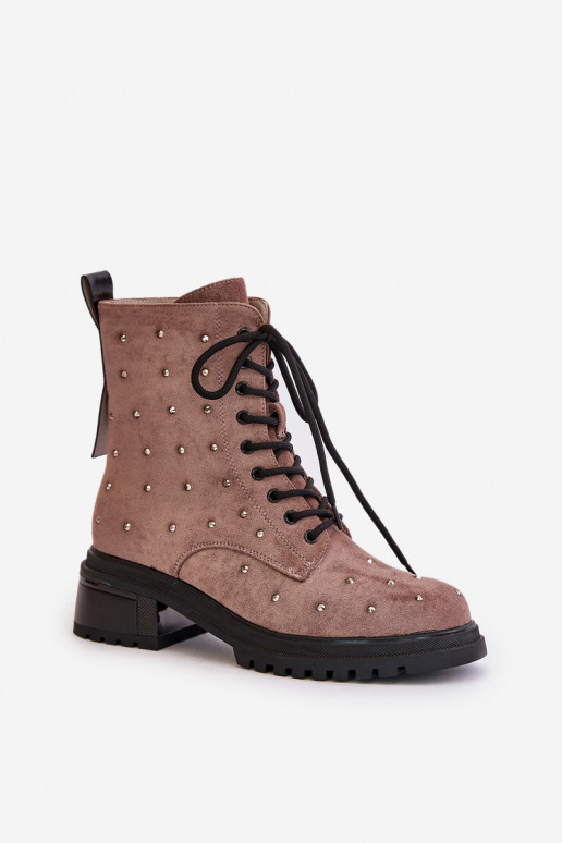 Dekoruotos aulinukai  pašiltinti D&A MR880-017 molio spalvos