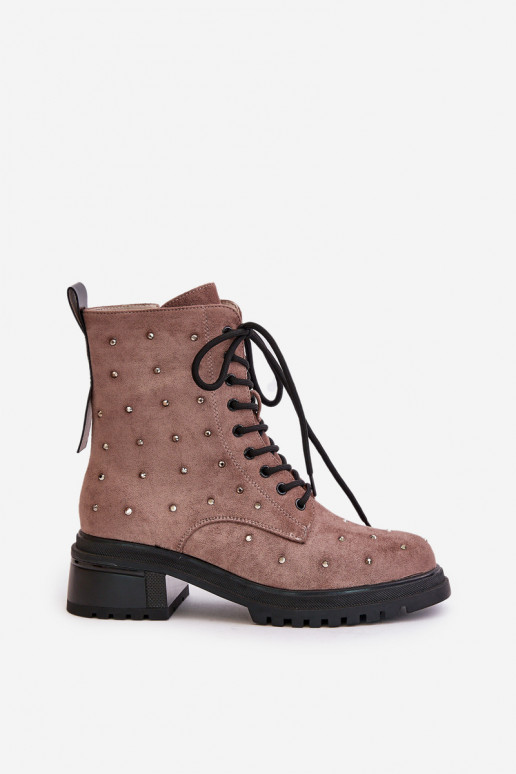 Dekoruotos aulinukai  pašiltinti D&A MR880-017 molio spalvos