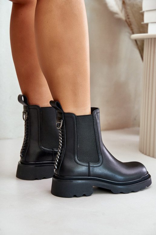   stilingi aulinukai  pašiltinti D&A JC42-86 Juodos spalvos