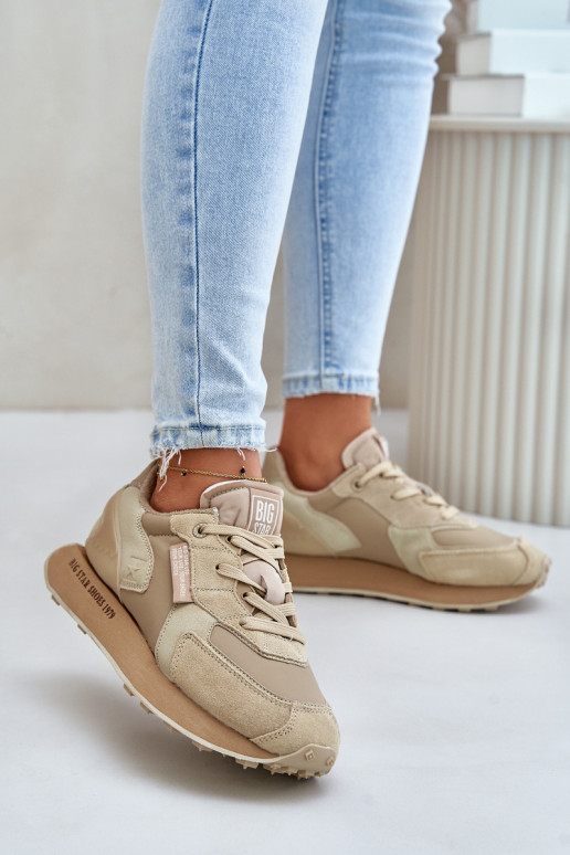    modelio batai  Big Star OO274564 Hi-Poly System smėlio spalvos