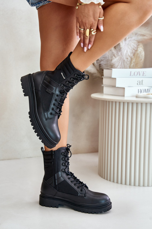   batai Aulinukai  pašiltinti Big Star OO174164 Juodos spalvos