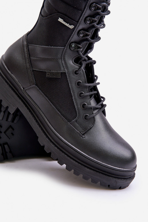   batai Aulinukai  pašiltinti Big Star OO174164 Juodos spalvos