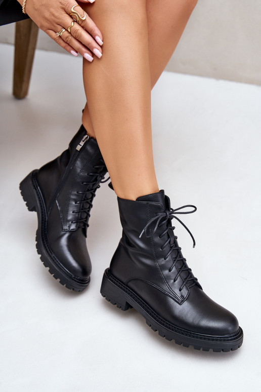   Šilti suvarstomi aulinukai  Juodos spalvos Elosie