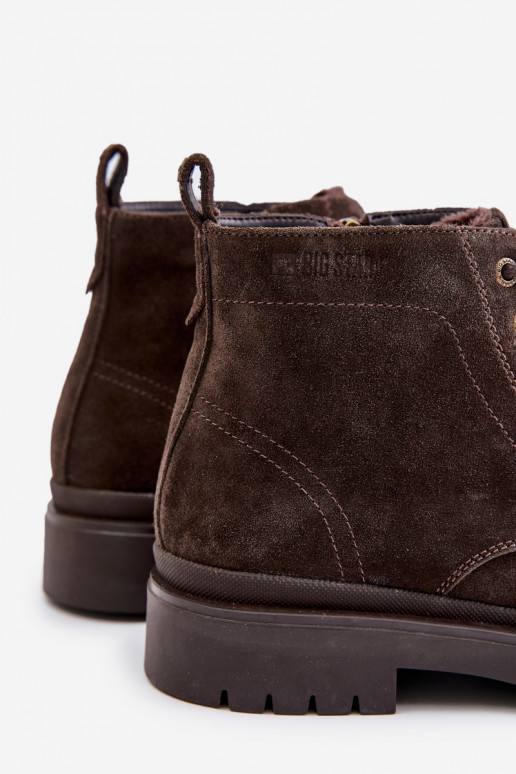 iš zomšos pašiltinti Aulinukai   Big Star OO174229 rudos spalvos