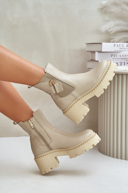 Zazoo 60490   pašiltinti Aulinukai su ornamentais dramblio kaulo spalvos Zazoo 60490   pašiltinti Aulinukai su ornamentais dramblio kaulo spalvos