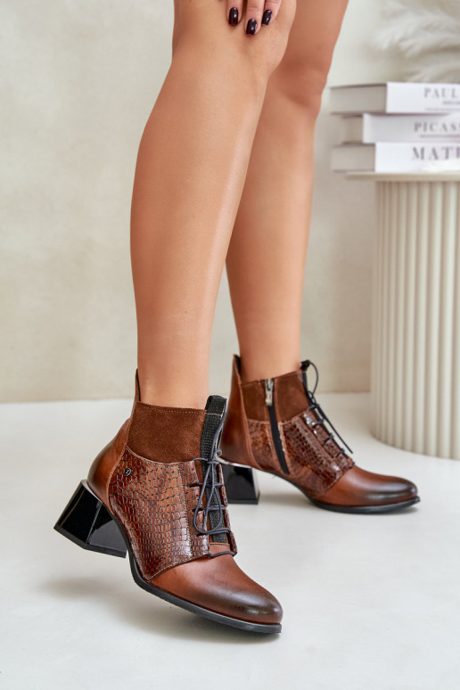 Zazoo 60503 Aulinukai su kulniukais pašiltinti rudos spalvos Zazoo 60503 Aulinukai su kulniukais pašiltinti rudos spalvos