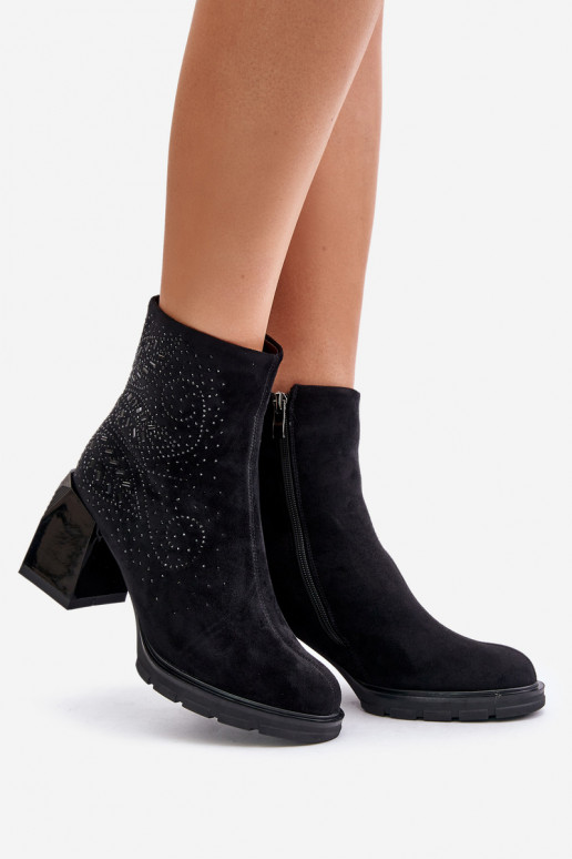 pašiltinti Moteriški aulinukai  D&A MR880-130 Juodos spalvos