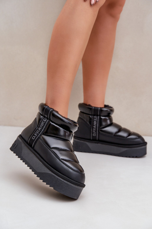  sniego batai su masyviu padu D.Franklin DFSH371011 Juodos spalvos