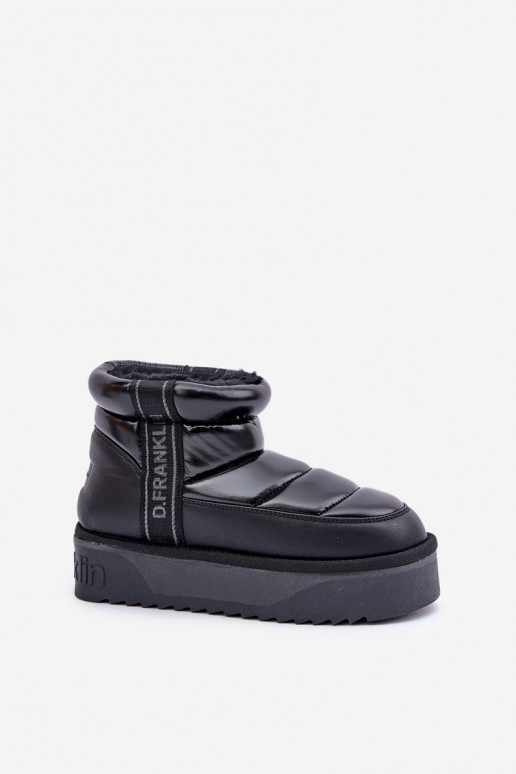  sniego batai su masyviu padu D.Franklin DFSH371011 Juodos spalvos