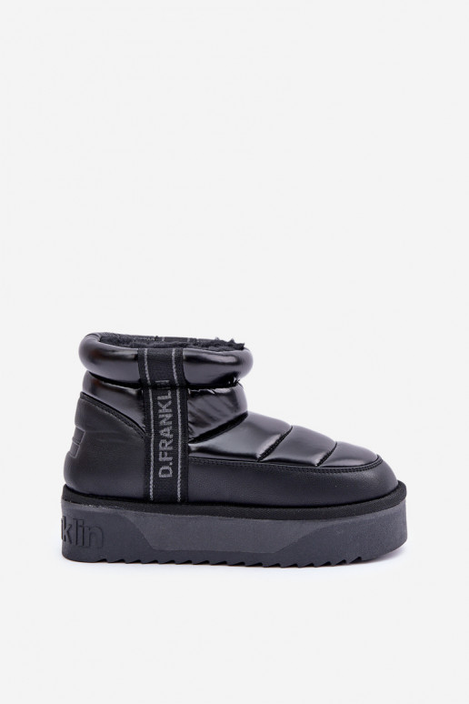  sniego batai su masyviu padu D.Franklin DFSH371011 Juodos spalvos