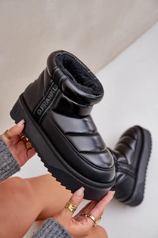  sniego batai su masyviu padu D.Franklin DFSH371011 Juodos spalvos