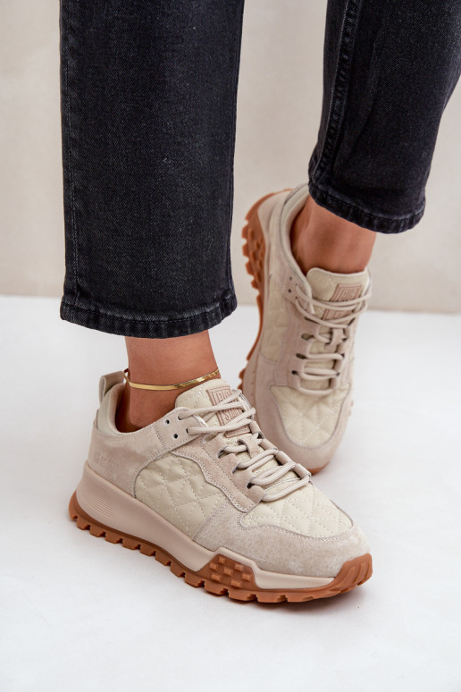    modelio batai  Big Star OO274A315 Hi-Poly System smėlio spalvos