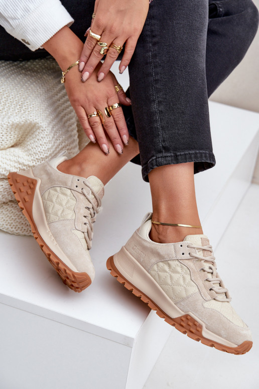    modelio batai  Big Star OO274A315 Hi-Poly System smėlio spalvos