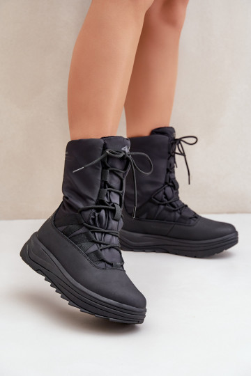  sniego batai INUA Z Ociepliną Primaloft 4F 4FRAW24FSBSF012 Juodos spalvos 2