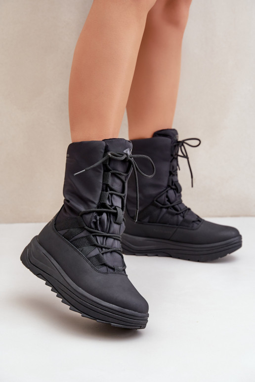  sniego batai INUA Z Ociepliną Primaloft 4F 4FRAW24FSBSF012 Juodos spalvos