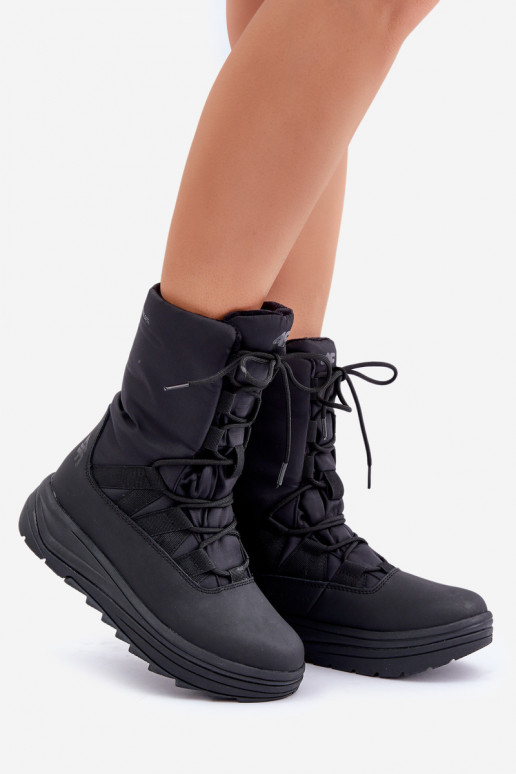  sniego batai INUA Z Ociepliną Primaloft 4F 4FRAW24FSBSF012 Juodos spalvos