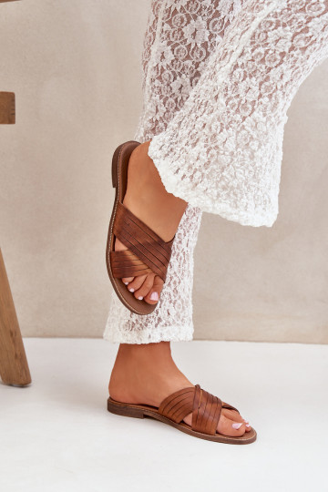 Šlepetės  Shoes 3682 Camel
