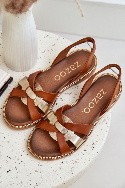 Zazoo 40382 Moteriškos basutės   rudos spalvos