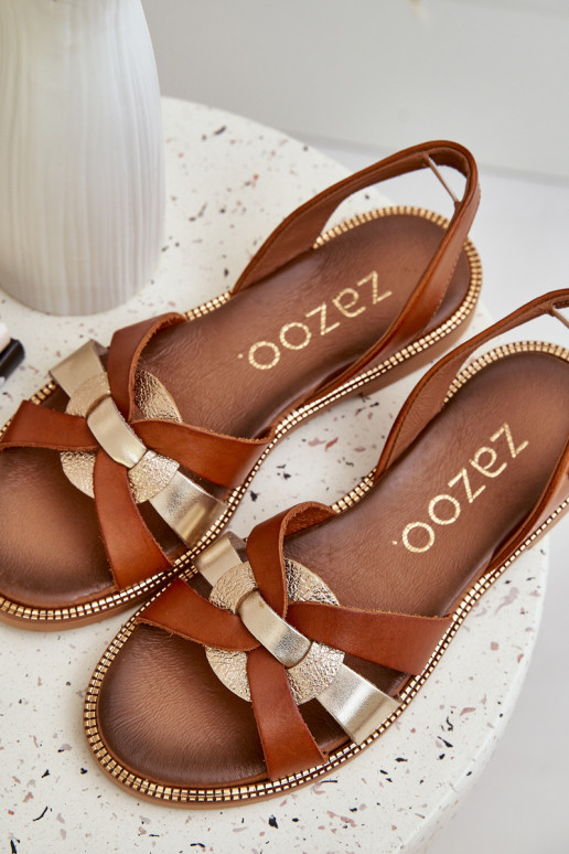 Zazoo 40382 Moteriškos basutės   rudos spalvos