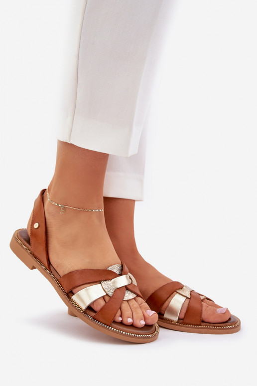 Zazoo 40382 Moteriškos basutės   rudos spalvos