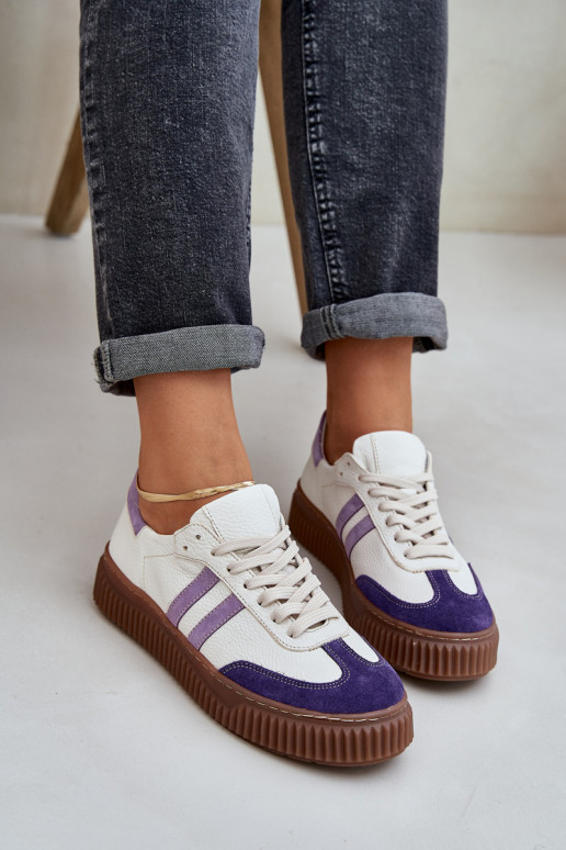 Zazoo N1068S6     modelio batai  su platforma baltos spalvos