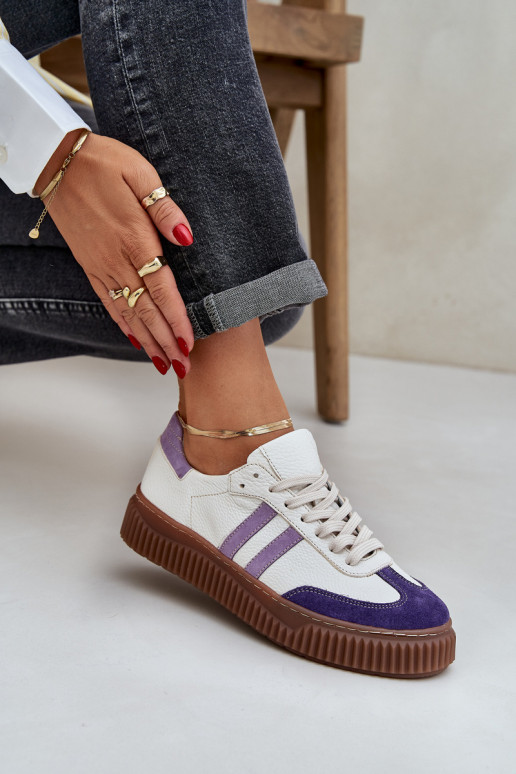 Zazoo N1068S6     modelio batai  su platforma baltos spalvos