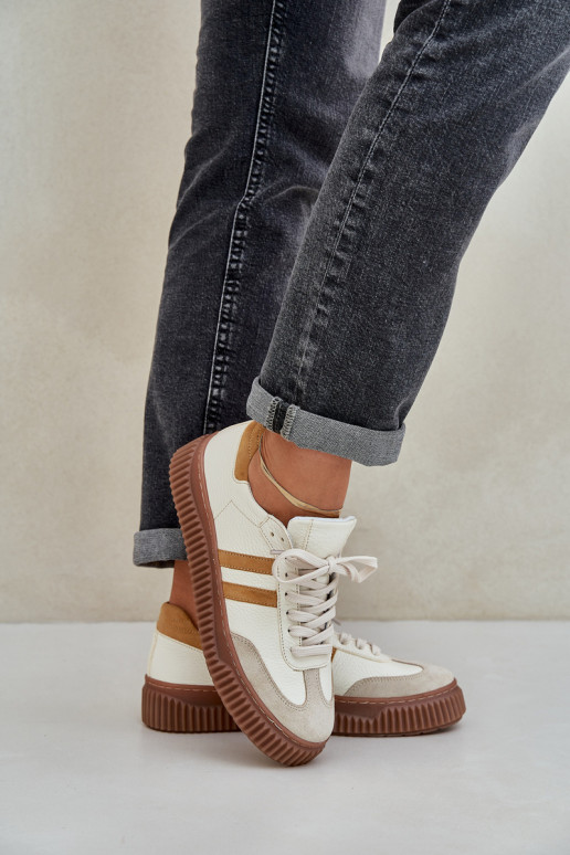 Zazoo N1068S6     modelio batai  su platforma smėlio spalvos