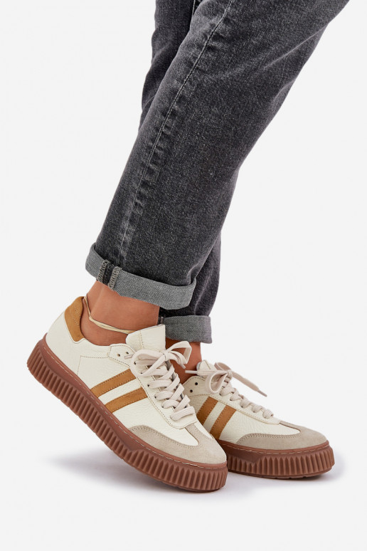 Zazoo N1068S6     modelio batai  su platforma smėlio spalvos