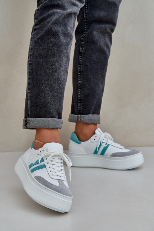 Zazoo N1068S8     modelio batai  su platforma baltos spalvos