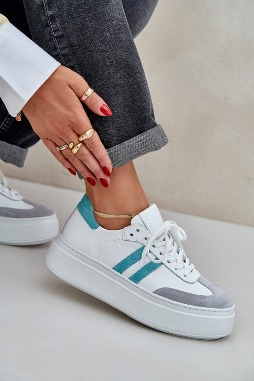 Zazoo N1068S8     modelio batai  su platforma baltos spalvos