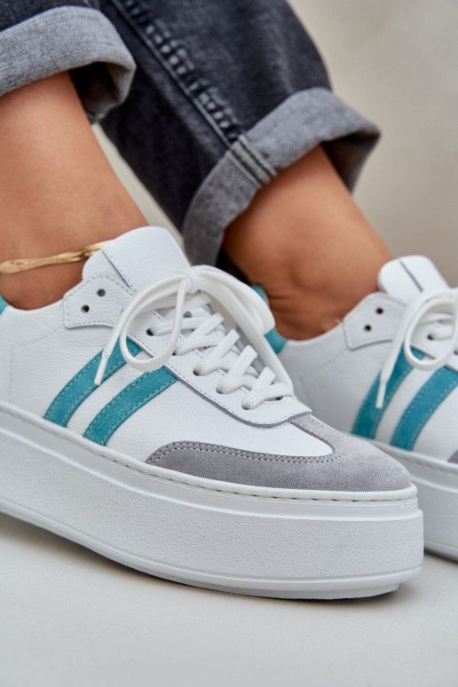 Zazoo N1068S8     modelio batai  su platforma baltos spalvos