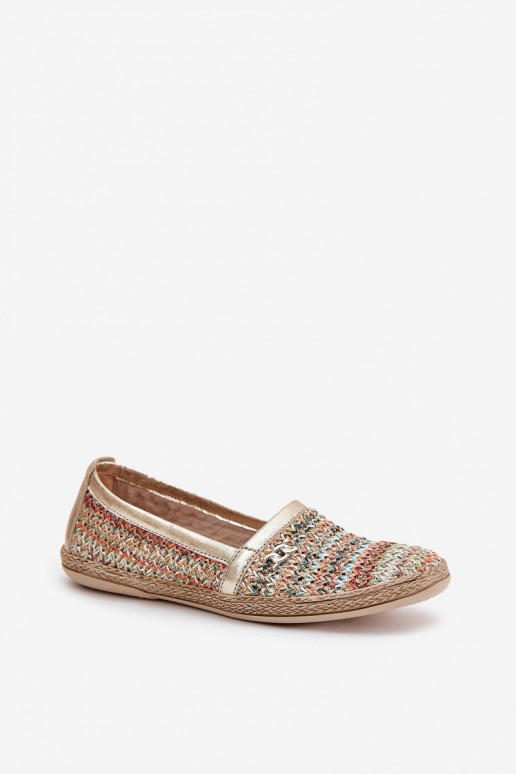 Elegantiško stiliaus Odinės espadrilės  Zazoo 10178 įvairių spalvų