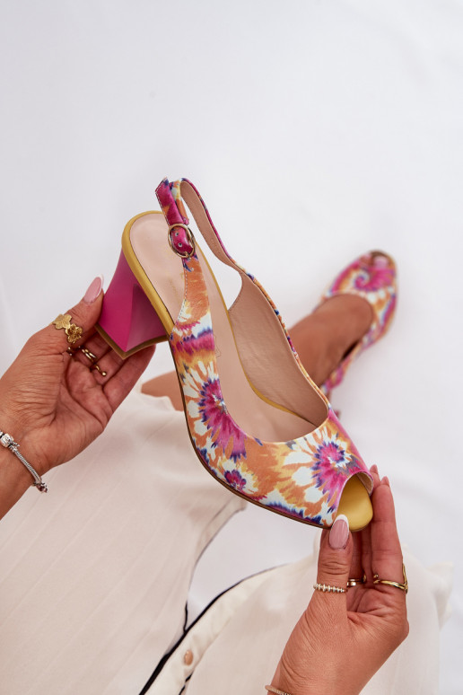    Moteriškos aukštakulnės basutės D&A CR51-006 įvairių spalvų