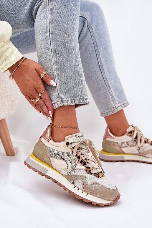  modelio batai sportiniai bateliai  D.Franklin DFSH378006 aukso spalvos