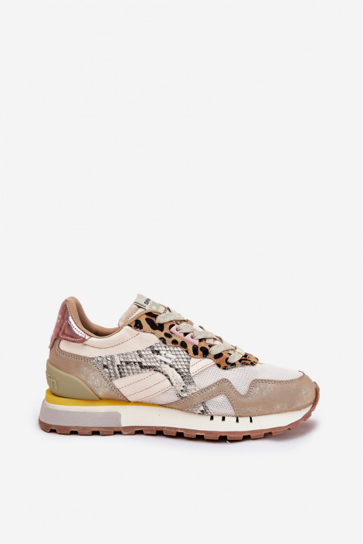 Moteriški sportiniai bateliai "Sneakers" D.Franklin DFSH378006 aukso spalvos