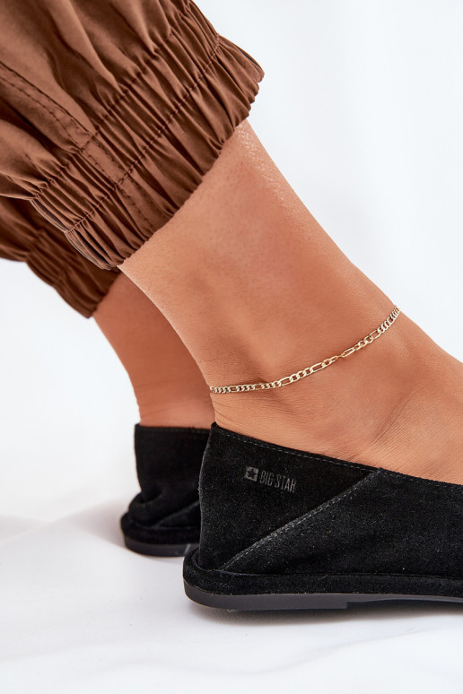 Zomšinės balerinos  Big Star RR274080 Juodos spalvos