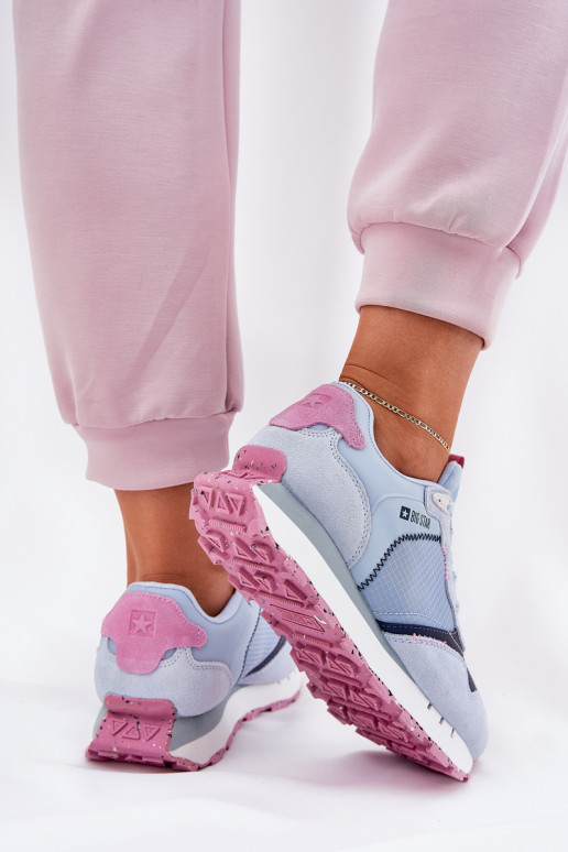 iš zomšos  sportiniai bateliai  Big Star RR274236 HI-POLY SYSTEM mėlynos spalvos