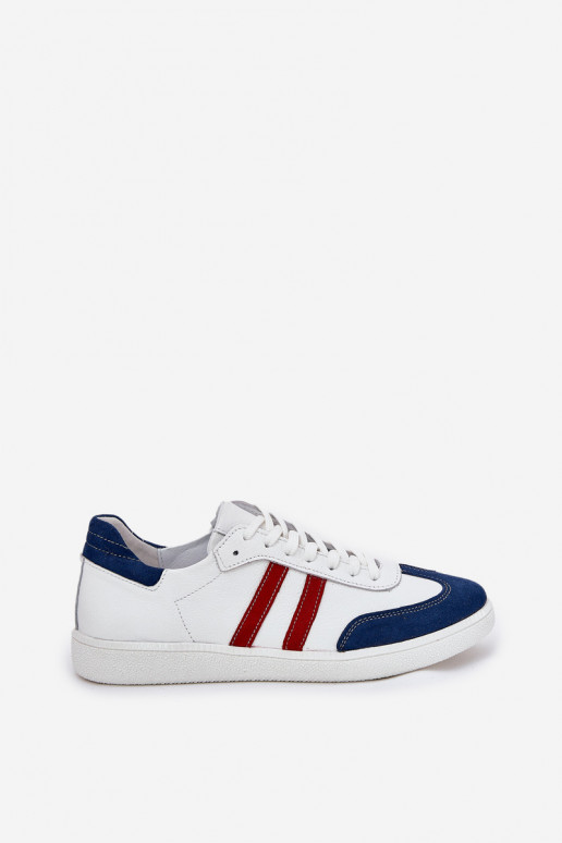 Zazoo N1068     modelio batai  Baltos-tamsiai mėlynos spalvos