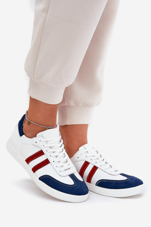 Zazoo N1068     modelio batai  Baltos-tamsiai mėlynos spalvos