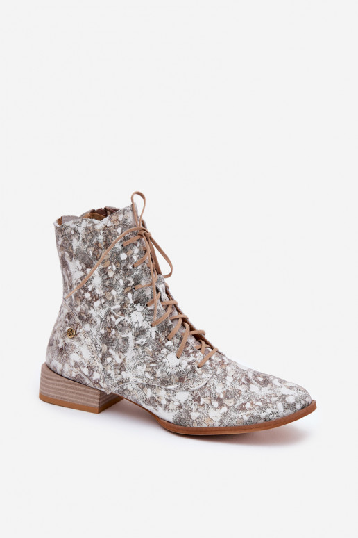    Aulinukai su plačiais kulniukais  06391-25 smėlio spalvos