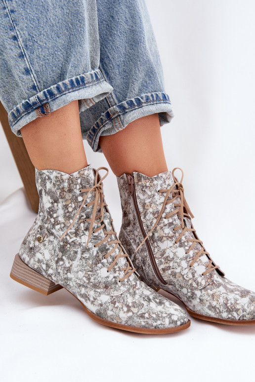    Aulinukai su plačiais kulniukais  06391-25 smėlio spalvos