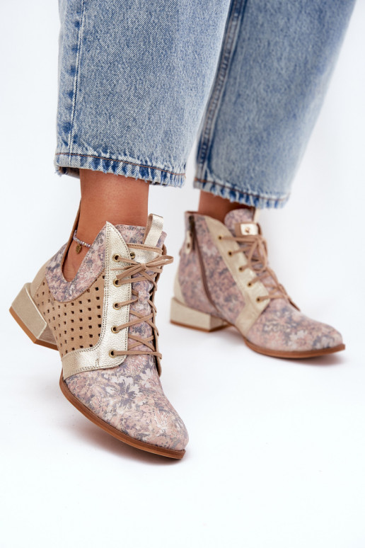 Aulinukai   05541-04 smėlio spalvos-aukso spalvos