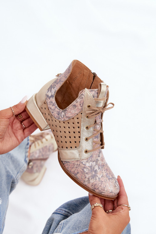 Aulinukai   05541-04 smėlio spalvos-aukso spalvos