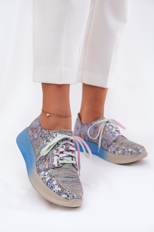   batai  modelio batai  su platforma  06776A-06 mėlynos spalvos