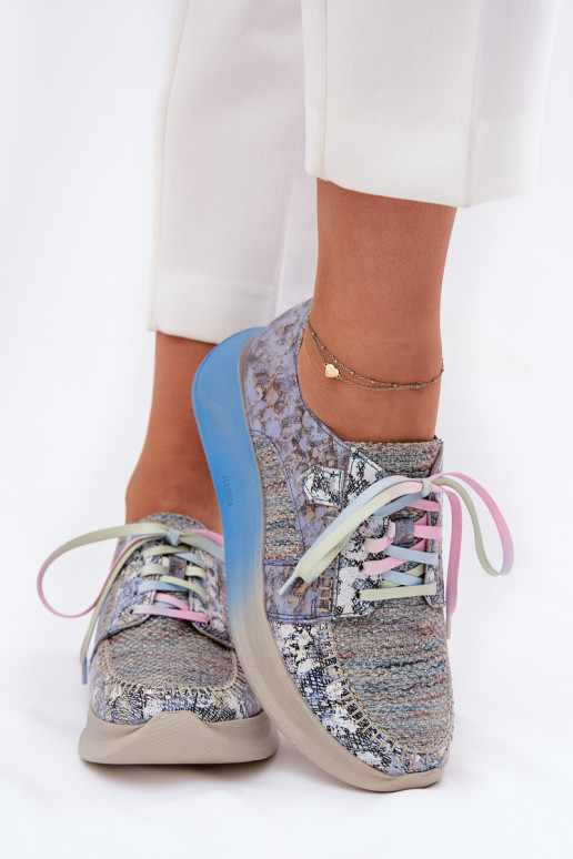   batai  modelio batai  su platforma  06776A-06 mėlynos spalvos