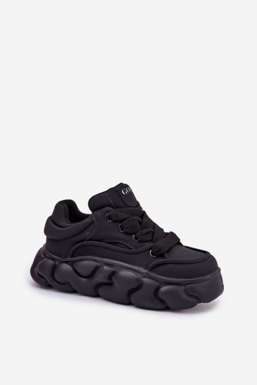    modelio batai  su platforma GOE RR2N4044 Juodos spalvos