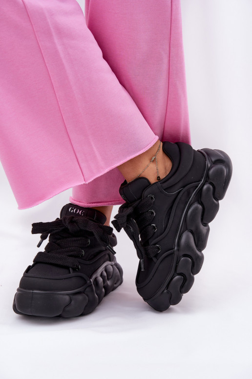    modelio batai  su platforma GOE RR2N4044 Juodos spalvos